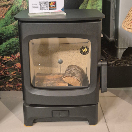 Charnwood Aire 3 Eco Wood Burning Stove Matt Black - 3kW - DEFRA Approved - EcoDesign Ready