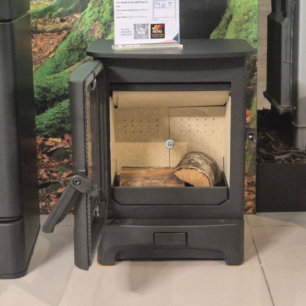 Charnwood Aire 3 Eco Wood Burning Stove Matt Black - 3kW - DEFRA Approved - EcoDesign Ready