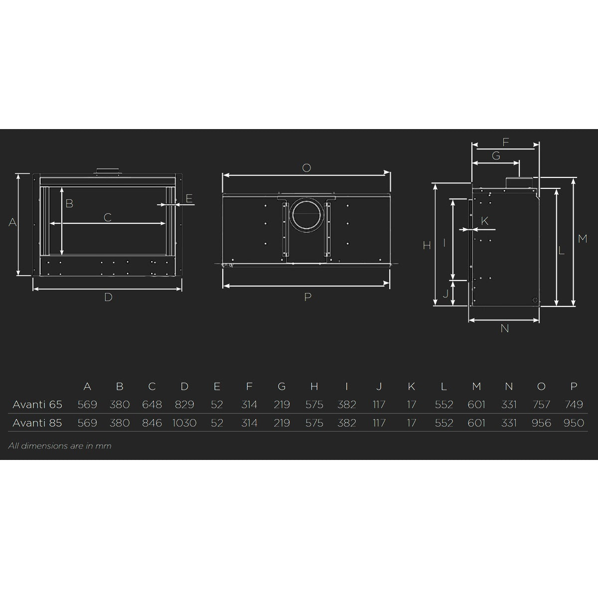 Gazco Onyx Avanti 65 Gas Fire - Conventional Flue - Showroom Exclusive