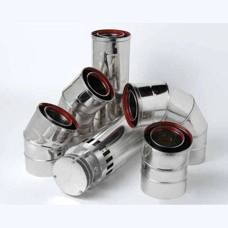 Gazco Fires Balanced Flue Kits Stainless Steel