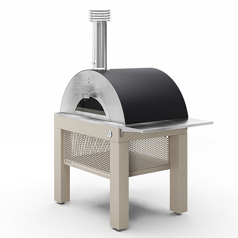 Fontana Bellagio Wood Fired Pizza Oven with Trolley
