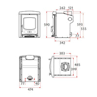 Charnwood C-Four Insert Multi Fuel Stove