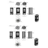 Rais Caro 90 Wood Burning Stove - Glass Door