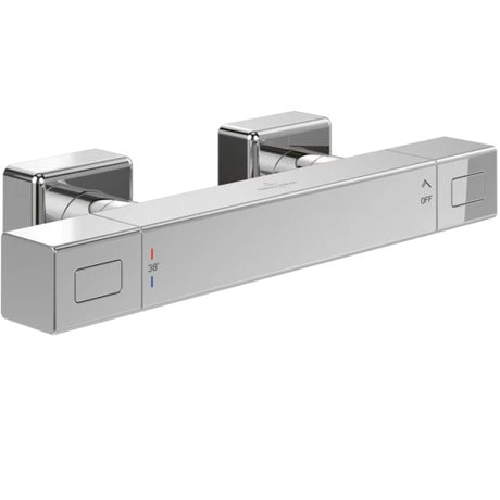 Villeroy & Boch Thermostatic Shower Mixer Set - Square Verve - Chrome