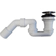 Villeroy & Boch Theano Push-To-Open Bath Waste/Valve Without Overflow - Chrome