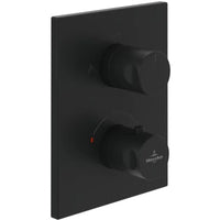 Villeroy & Boch Universal Showers Round Complete Shower Set in Matt Black
