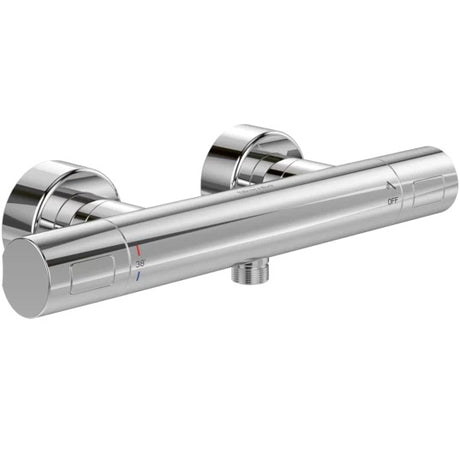 Villeroy & Boch Thermostatic Shower Mixer Set - Round Exposed - Chrome