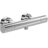 Villeroy & Boch Thermostatic Shower Mixer Set - Round Exposed - Chrome