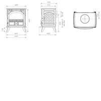 Dovre 250 Multi Fuel 5kW Stove - EcoDesign Ready
