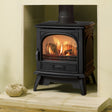 Dovre 280 Matt Black Cast Iron Natural Gas Stove - Conventional Flue