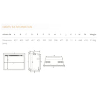 Gazco eMotiv 64 Inset Electric Fire