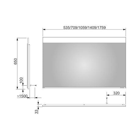 Keuco Edition 400 Light Mirror
