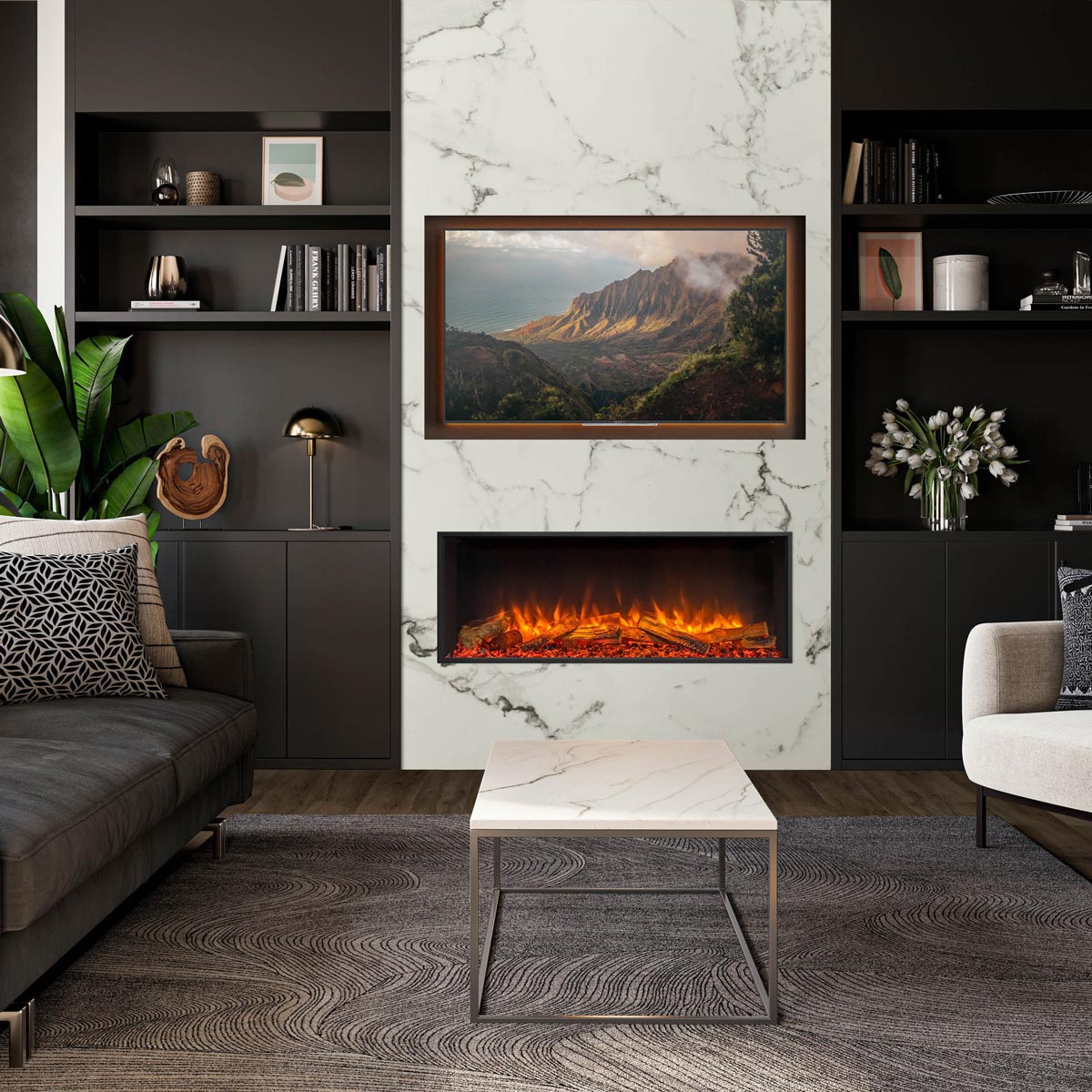 Gazco Fires - eReflex 110RW (Mk2) Electric Inset Fire - Bell – Bell of ...