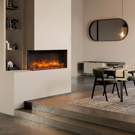 Gazco Fires - eReflex 110RW (Mk2) Electric Inset Fire - Free Mood Lighting Kit