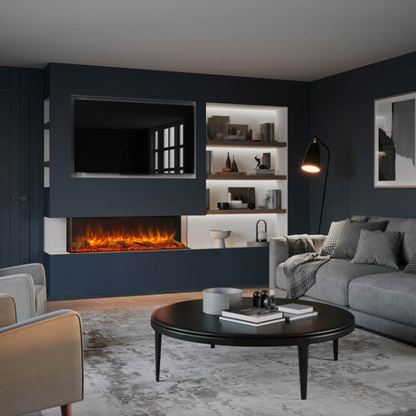 Gazco Fires - eReflex 135RW (Mk2) Electric Inset Fire - Free Mood Lighting Kit