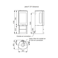 Jotul F371 / F378 Advance Wood Burning Stove
