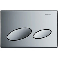 Geberit Kappa20 Modern Chrome Dual Flush Plate - Clearance