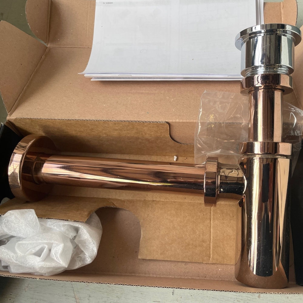 Gessi Ex-Display Bottle Trap PVD Copper Finish - Clearance
