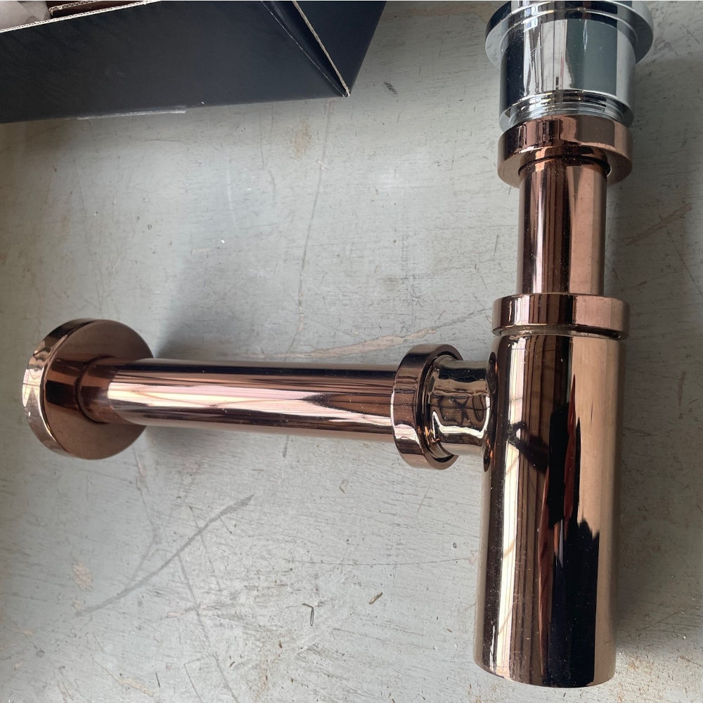 Gessi Ex-Display Bottle Trap PVD Copper Finish - Clearance