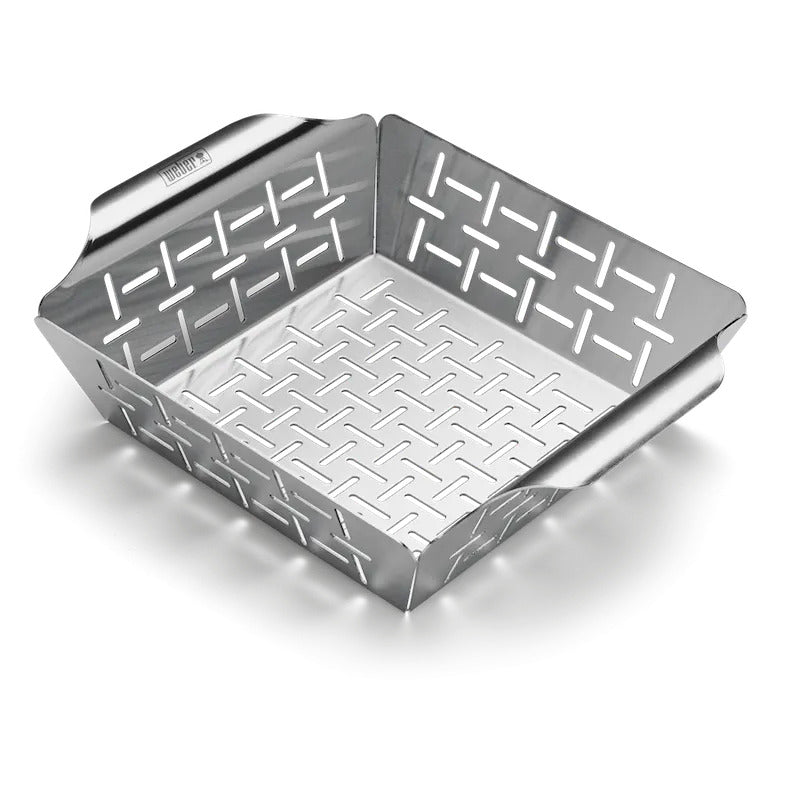 Weber Deluxe Grilling Basket - Stainless Steel Square
