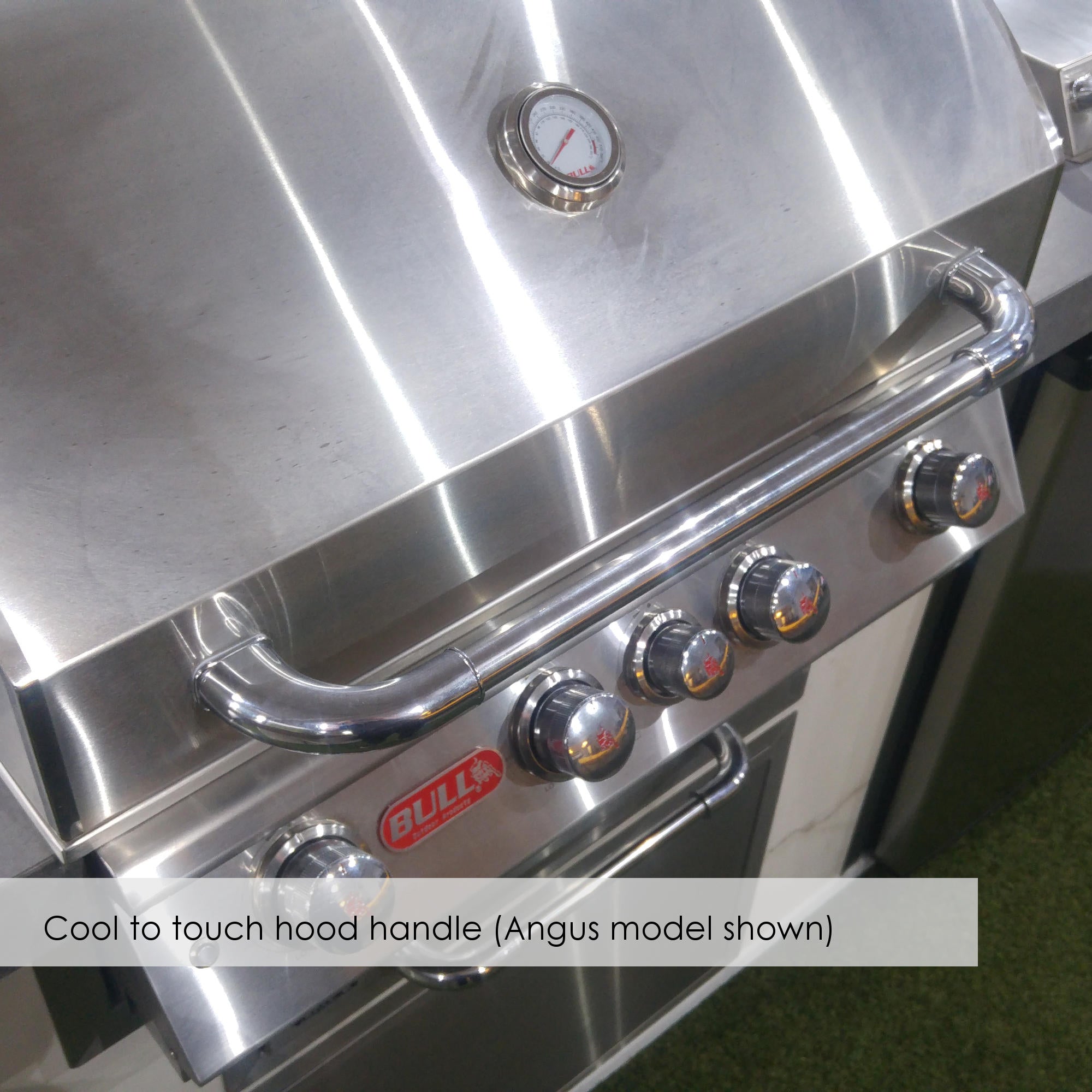 Bull BBQs Brahma Gas Cart BBQ With Infrared Back Burner & Rotisserie
