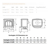 Gazco Huntingdon 30 Gas Stove - Balanced Flue
