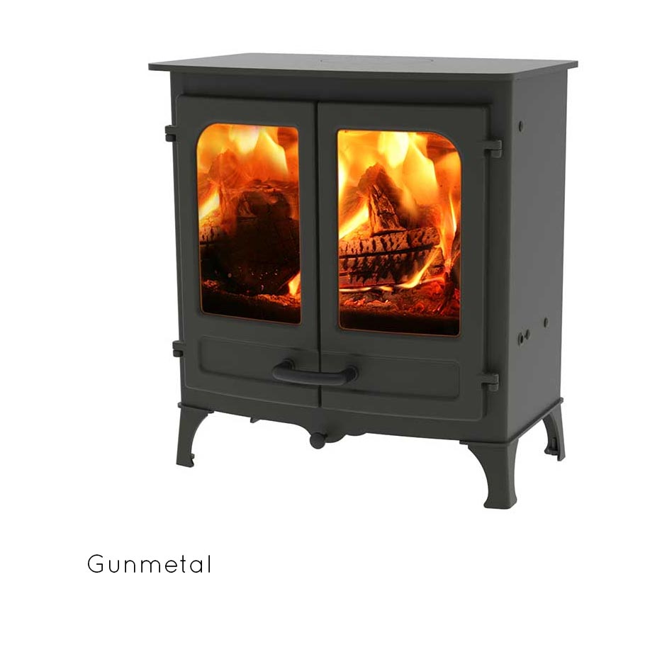 Charnwood Island II 8kW Eco Multi Fuel Wood Burning Stove - DEFRA Approved - EcoDesign Ready