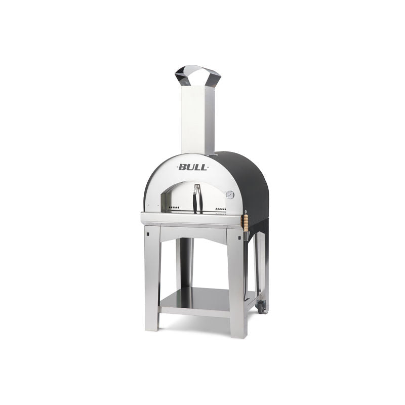 Bull BBQ Large Pizza Oven & Cart - Wood Fired