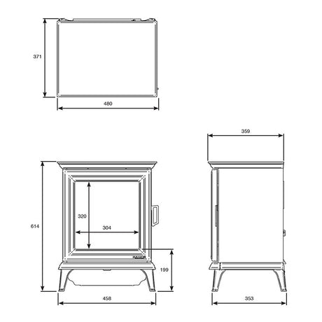 Gazco Sheraton 5 Electric Stove - Showroom Exclusive