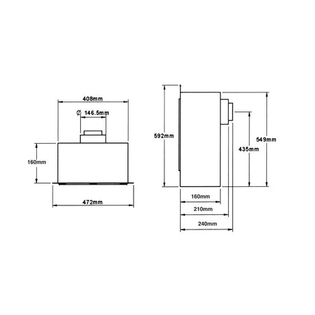 Gazco Logic HE Gas Fire - Beat Front - Balanced Flue