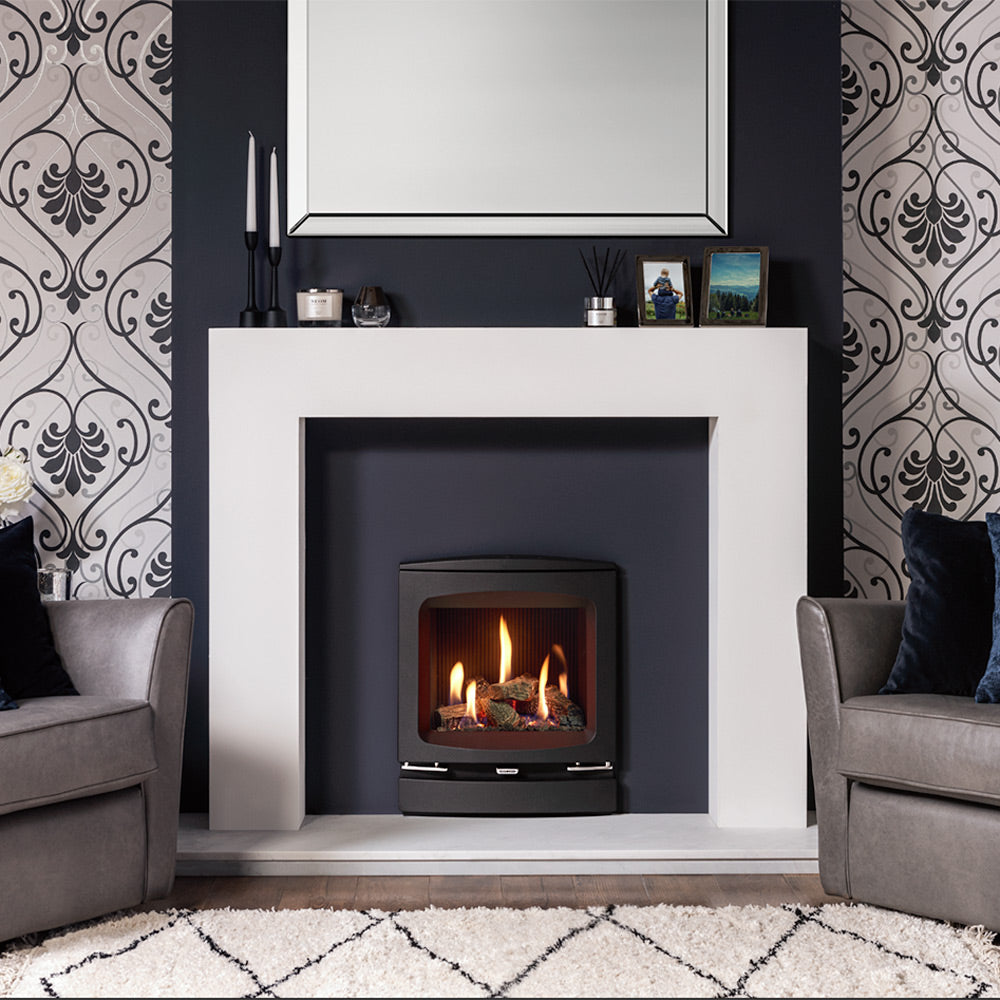 Gazco Logic HE Gas Fire - Vogue Front - Conventional Flue