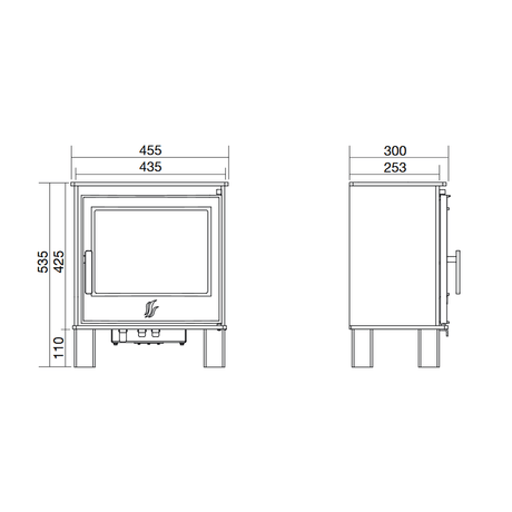 ACR Malvern II 5kW Multi Fuel Stove - EcoDesign Ready