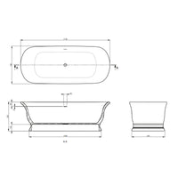 Imperial Marlow Free Standing Bath