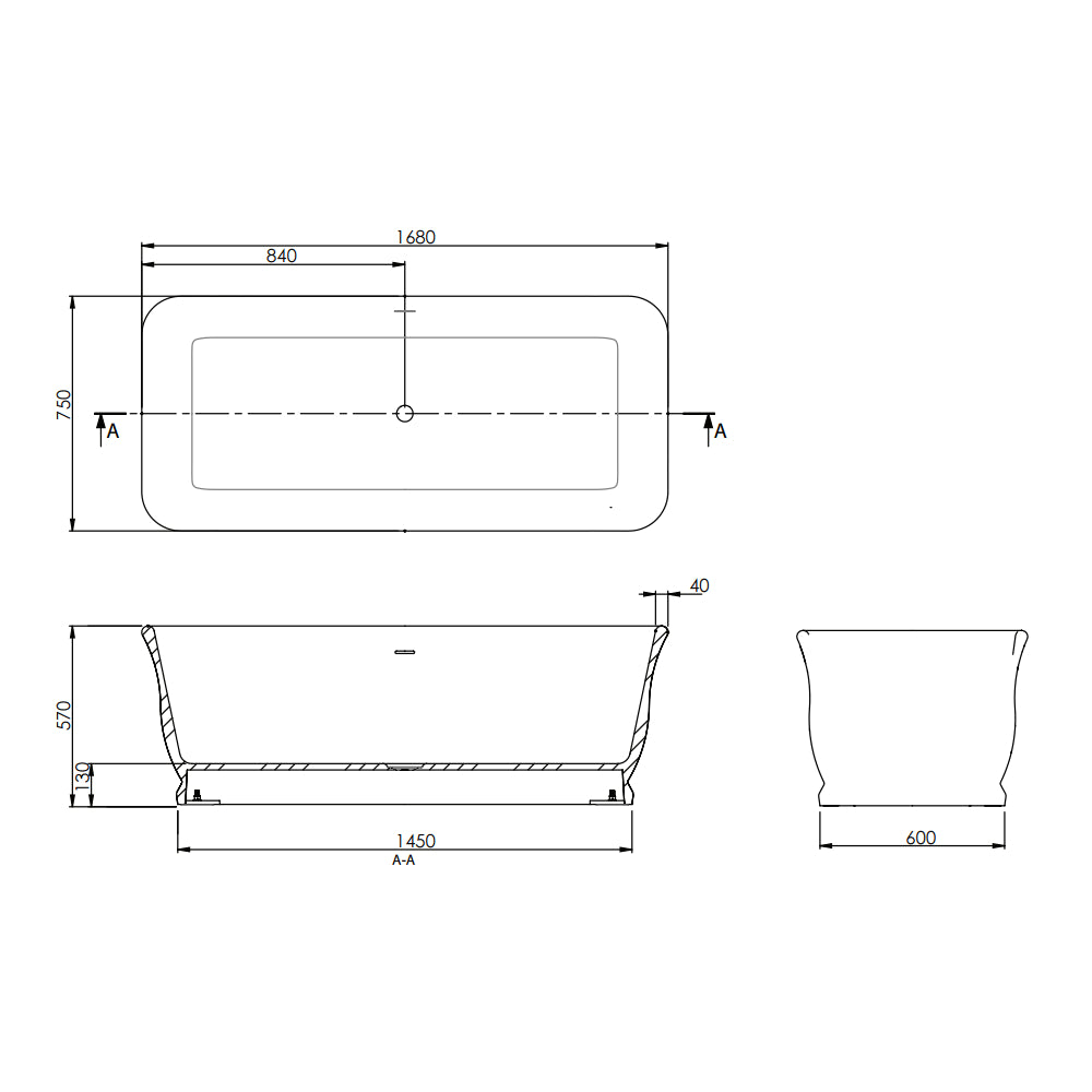 Imperial Mortlake Free Standing Bath