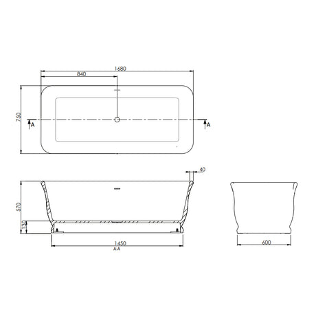 Imperial Mortlake Free Standing Bath