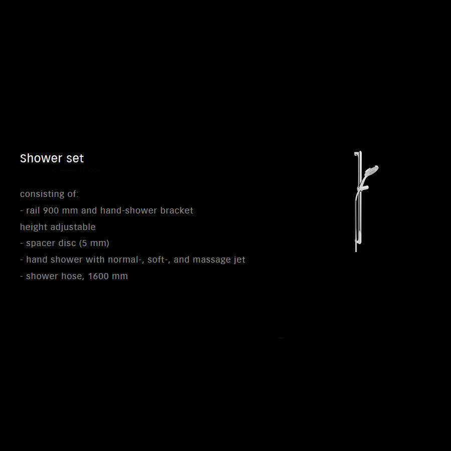Keuco Showers - IXMO Set 9 Overhead Shower With Hand Shower Set & Round Rosette