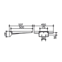 Keuco Plan Care Tip Up Shower Seat 450mm