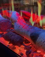 Gazco Onyx Fusion 150RW Electric Fire Presented in Morgen Contemporary Media Suite - Ex Display