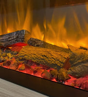 Gazco Fires eReflex 135RW Electric Inset Fire Presented in Morgen Media Small Hub - Ex Display