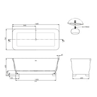 Imperial Putney Free Standing Bath
