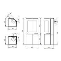 Nordpeis Quadro 3 Wood Burning Stove - EcoDesign Ready