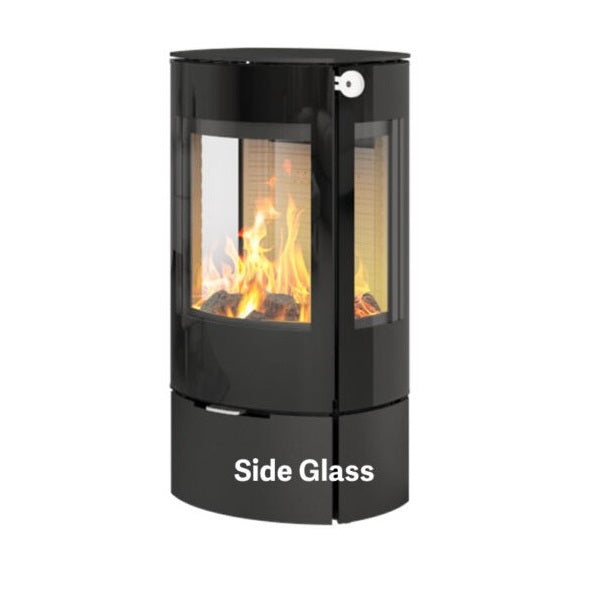 Rais Caro 90 Wood Burning Stove - Steel Framed Door