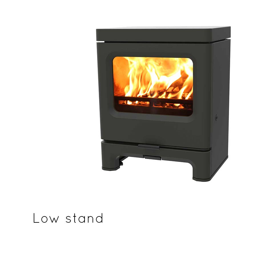 Charnwood Skye 5 Eco Multi Fuel Wood Burning Stove - 5kW - DEFRA Approved - EcoDesign Ready