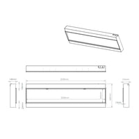 Modern Flames Landscape Pro Slim 2000 Electric Fire
