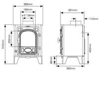 Stovax Stockton 3 Multi Fuel Stove - EcoDesign Ready