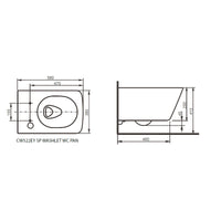 TOTO SX EWater+ Washlet Smart Shower Toilet Bundle