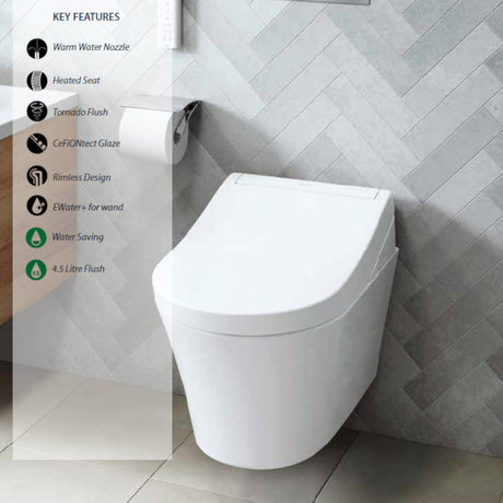 TOTO RG Lite Washlet Smart Shower Toilet Bundle