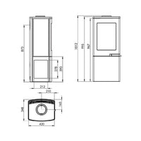 Nordpeis Uno 2 Wood Burning Stove - EcoDesign Ready