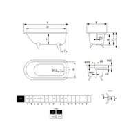 Imperial Waldorf Cast Iron Free Standing Bath