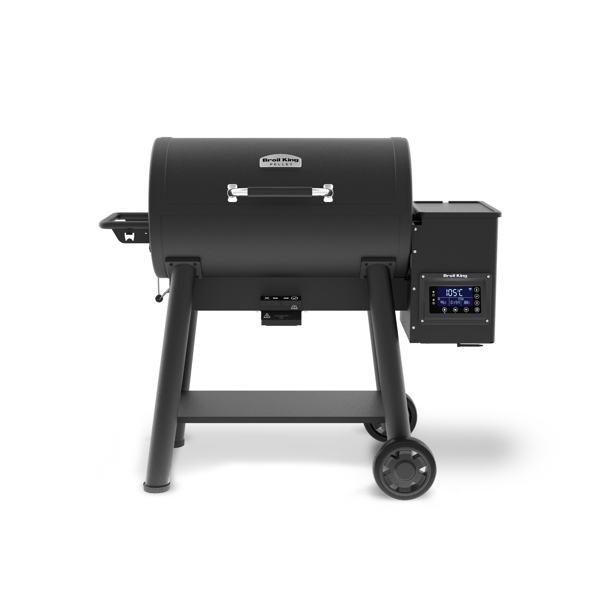 An image of Broil King Crown 500 Pellet Smoker Grill + FREE Cover and 4 Bags of Pellets - Cl...